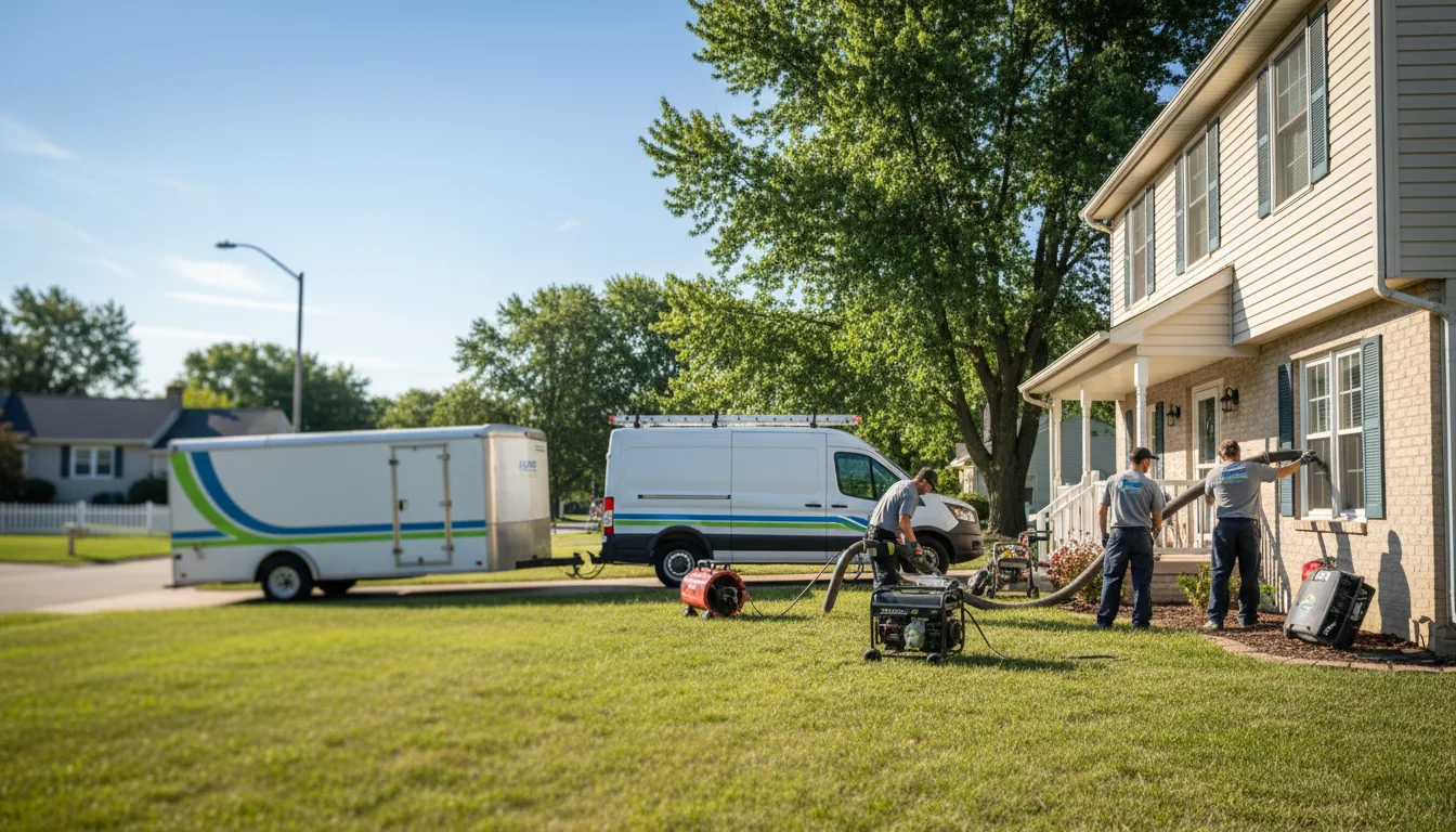 Flooded Basement Restoration And Cleanup With Repair in Grinnell, KS near me